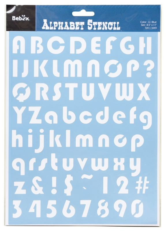 Alphabet Schablone