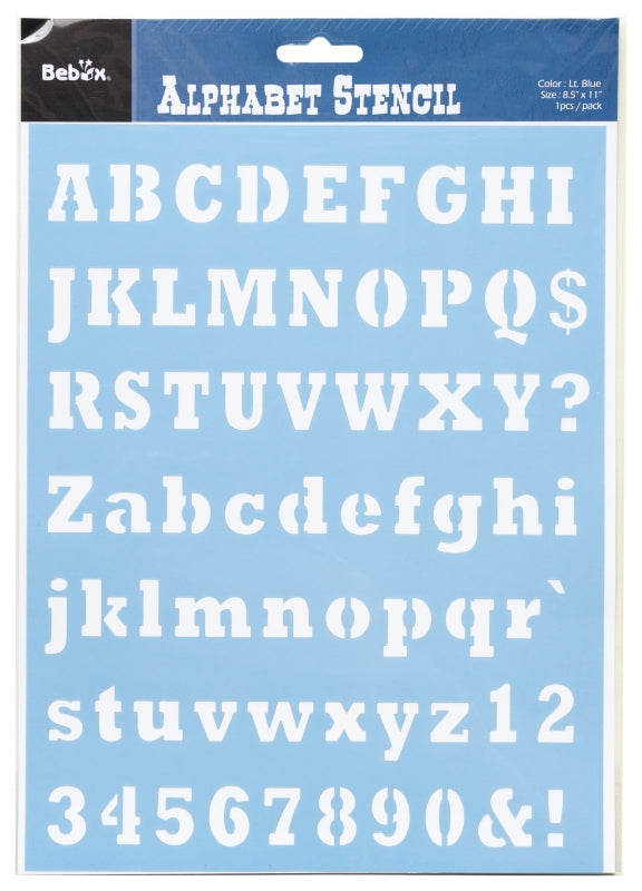 Alphabet Schablone