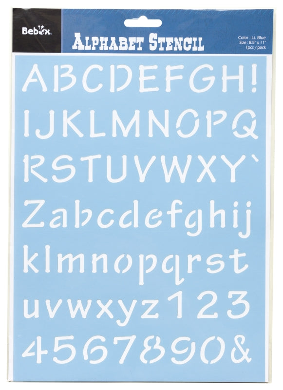 Alphabet Schablone