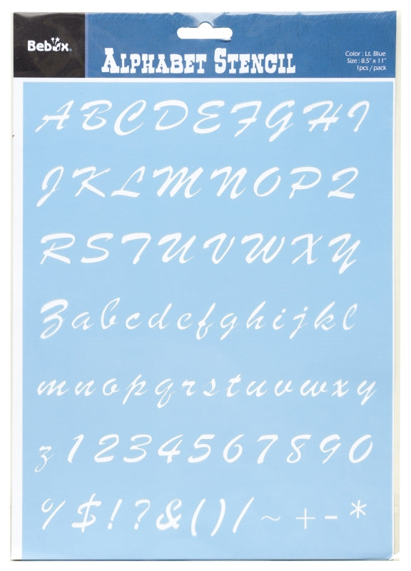 Alphabet Schablone
