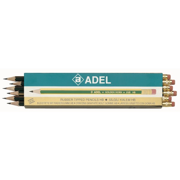 Bleistift HB mit Radiergummi