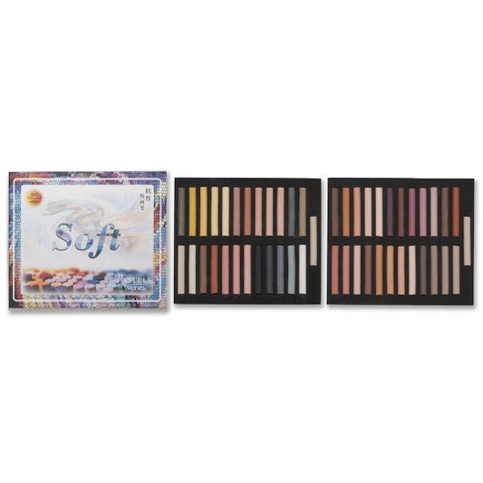 Pastellkreide Set A 50 Warmtöne