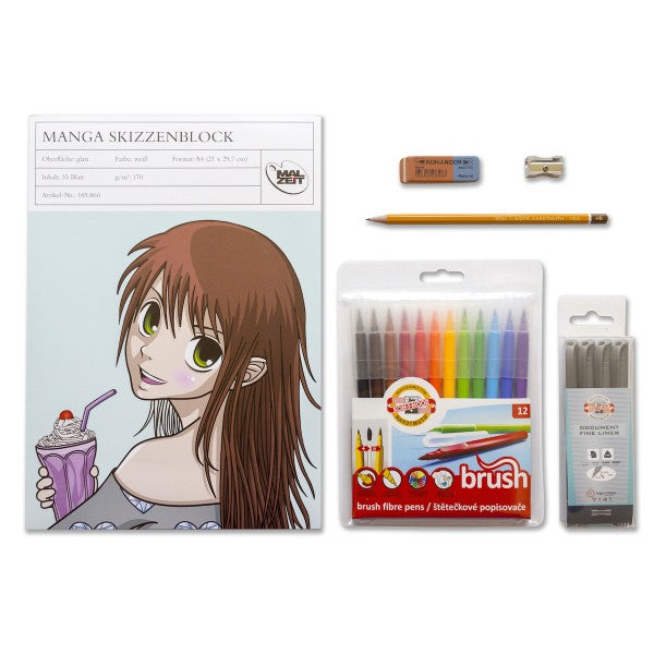 Künstlerset Manga 20tlg.