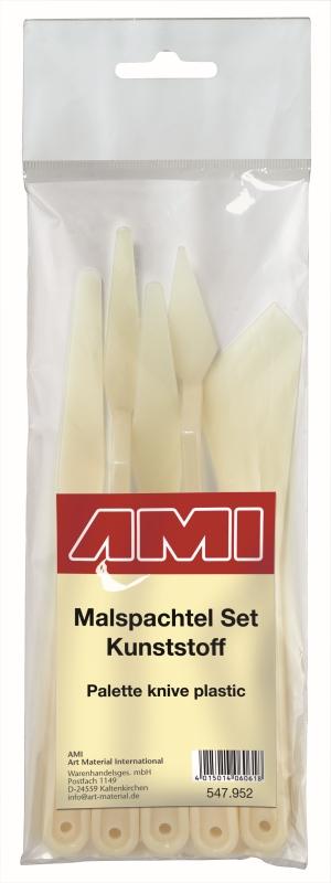 AMI Malspachtel Set 5tlg., Kunststoff