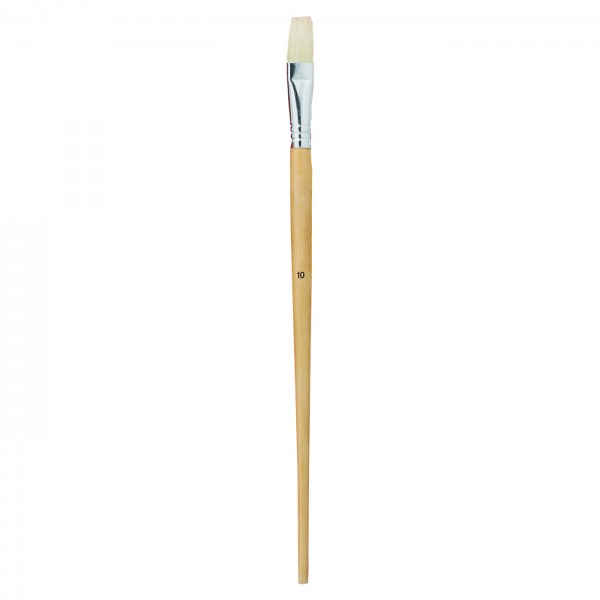 Borstenpinsel flach
