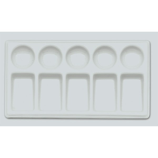 Porzellanpalette 11,0x19,5cm, 10 Näpfe