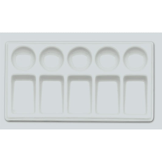 Porzellanpalette 11,0x19,5cm, 10 Näpfe