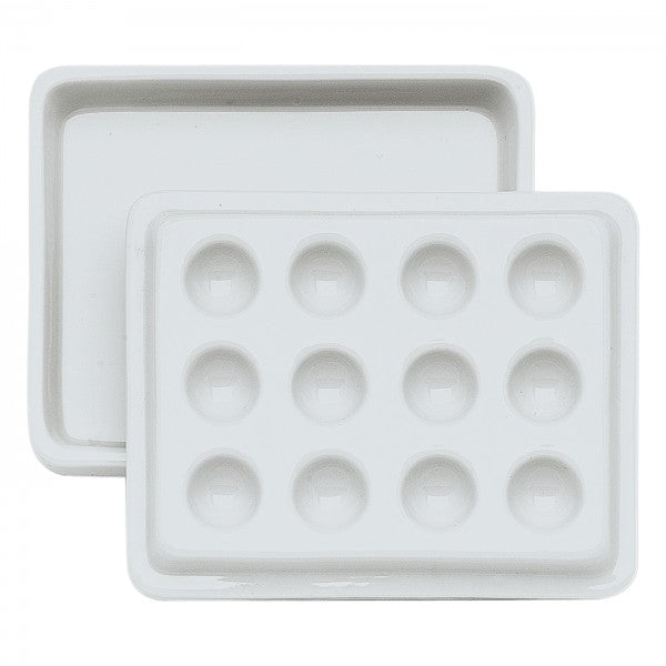 Porzellanpalette 8,0x10,5cm, 12 Näpfe