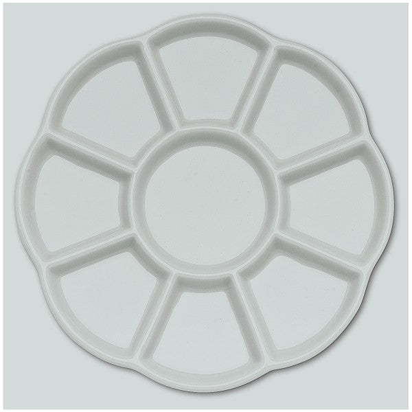 Porzellanpalette Ø 14,0cm, 9 Näpfe