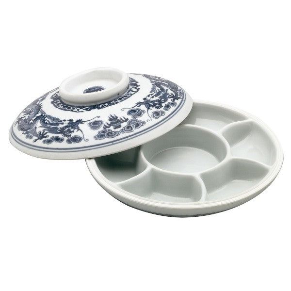 Porzellanpalette Ø 20,0cm, 7 Näpfe