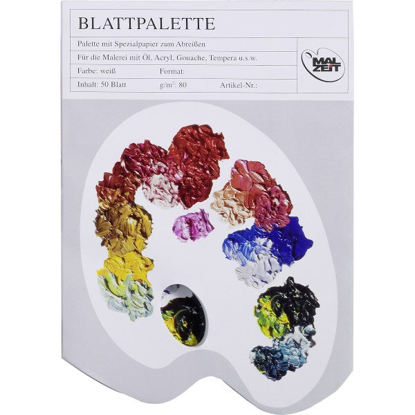 Blattpalette 80 g/m², 50 Blatt