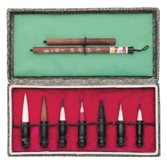 China Pinsel Set Nr. 9, 7 Spitzen