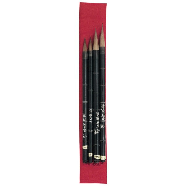 China Pinsel Set Nr.21, 4 Pinsel