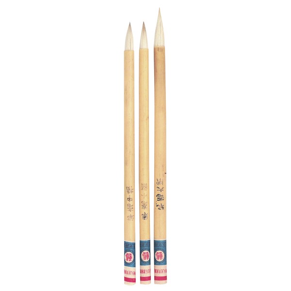 China Pinsel Set Nr.11, 3 Pinsel