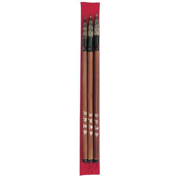 China Pinsel Set Nr.19, 3 Pinsel