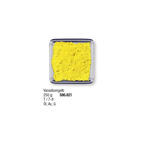 Studienpigmente 250 g Vanadiumgelb