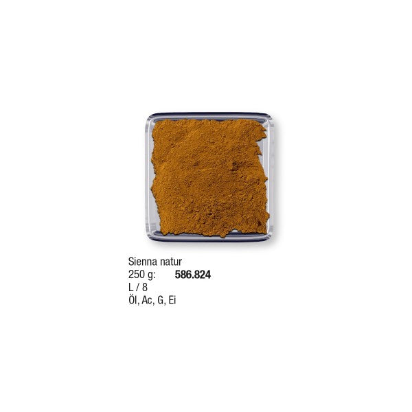 Studienpigmente 250 g Sienna natur