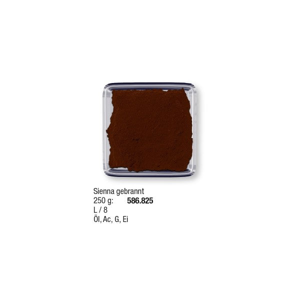 Studienpigmente 250 g Sienna gebrannt