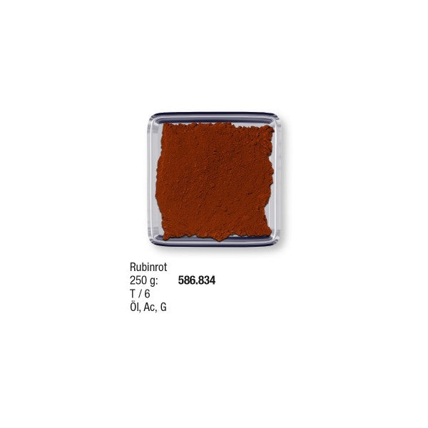 Studienpigmente 250 g Rubinrot