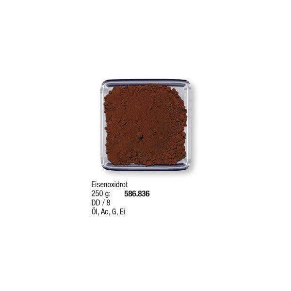 Studienpigmente 250 g Eisenoxidrot