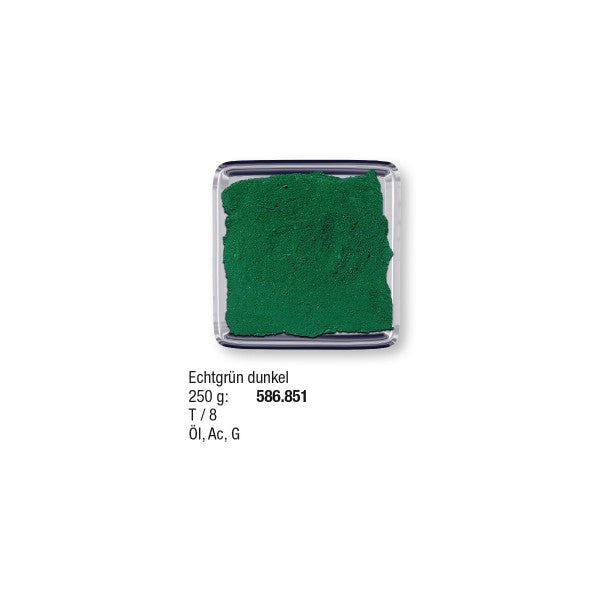 Studienpigmente 250 g Echtgrün dunkel
