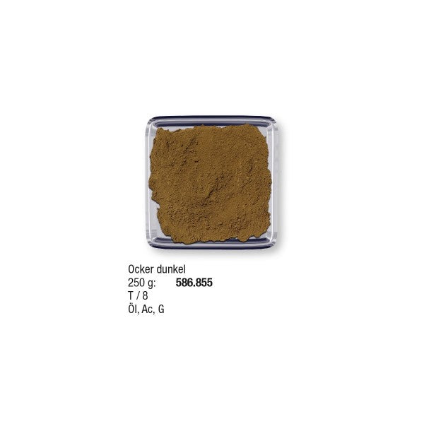 Studienpigmente 250 g Ocker dunkel