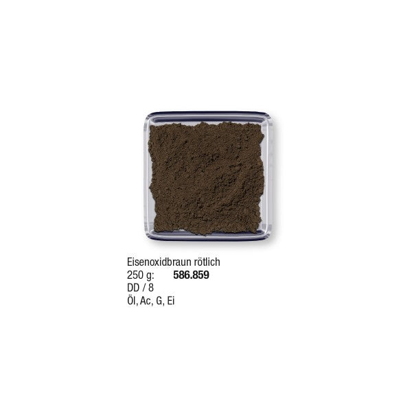 Studienpigmente 250 g Eisenoxidbraun rötlich