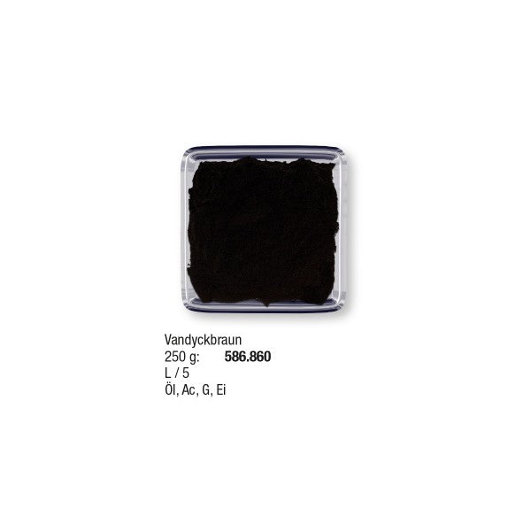 Studienpigmente 250 g Vandyckbraun