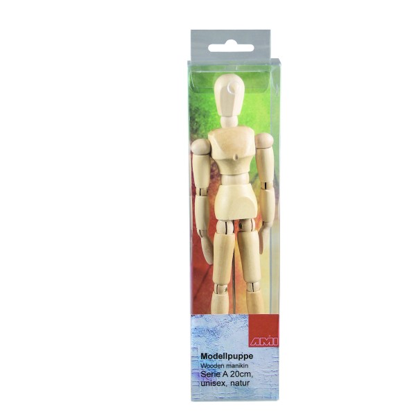 Modellpuppe Serie A natur 11-30cm unisex/männlich/weiblich
