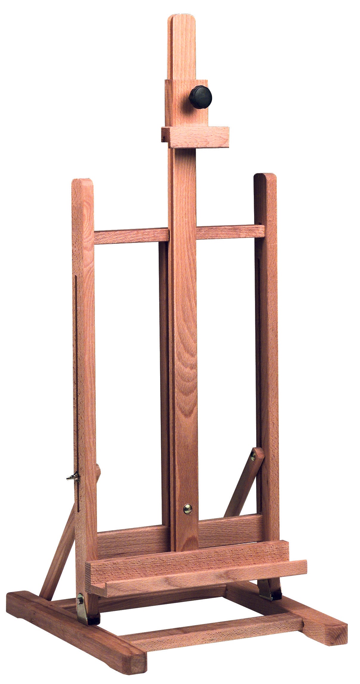 a wooden chair sitting on top of a wooden bench