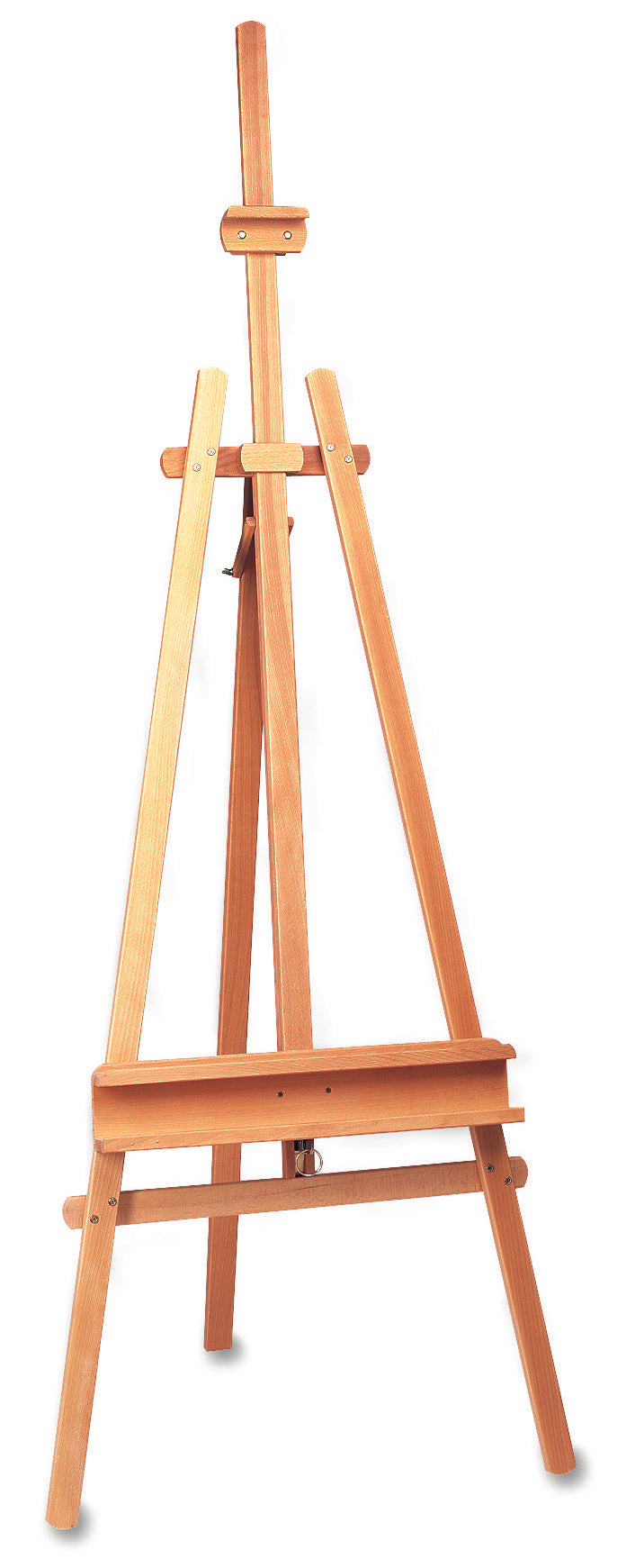 a clock tower in the middle of a church