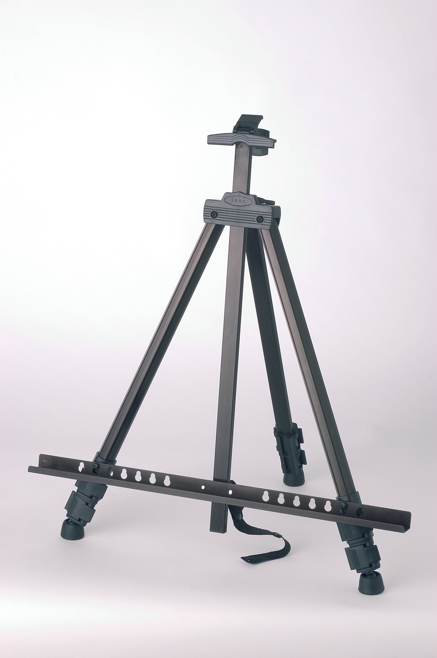 a man is standing in the snow with skis