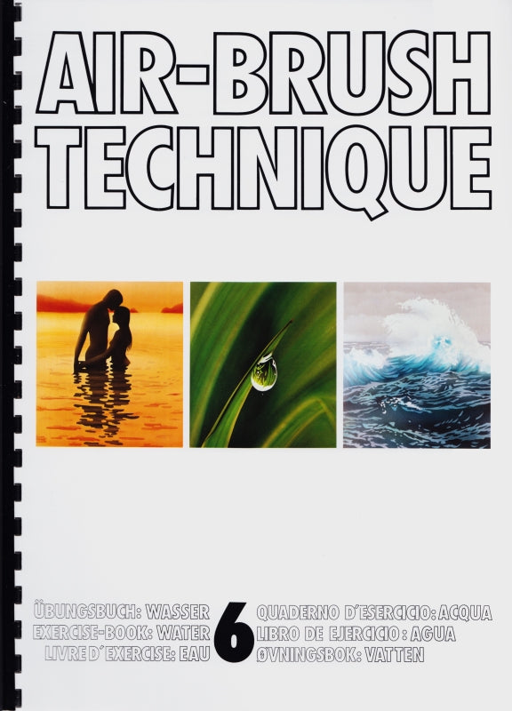 Airbrush -Technik Übungshefte