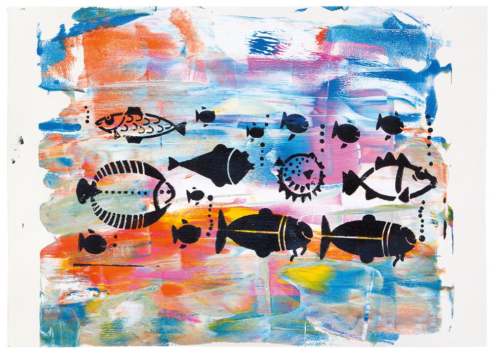 Gel Printing, Daniela Schoch