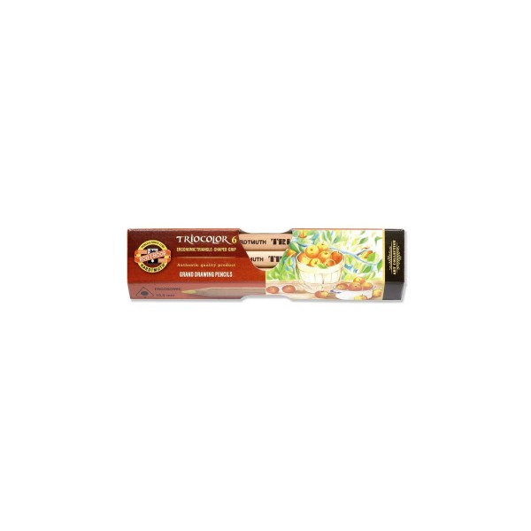 Koh-I-Noor - Triocolor natur Set 6 Farben, Schachtel