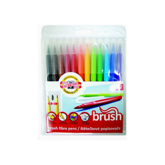 Koh-I-Noor - Brush Pen Set 12 Farben