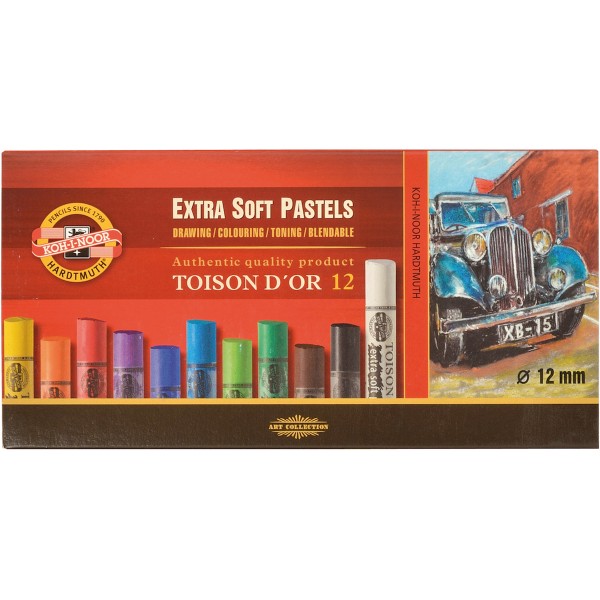 Koh-I-Noor - Toison Dòr Extra Soft Set 12 Farben, Schachtel