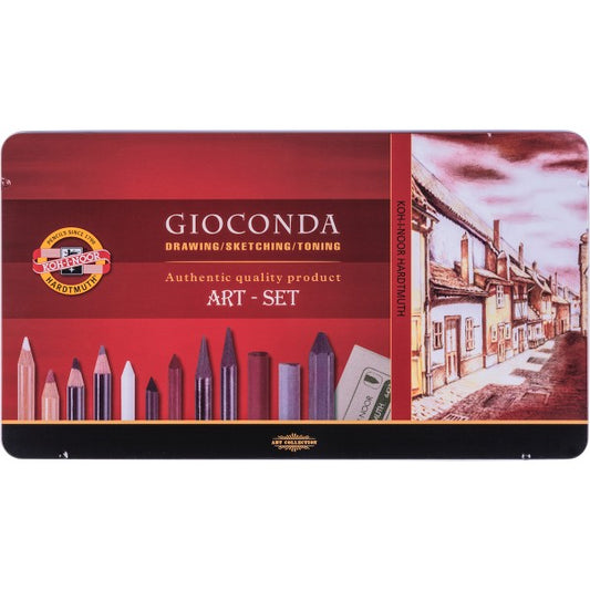Gioconda Art Set 39tlg., P - Metalletui