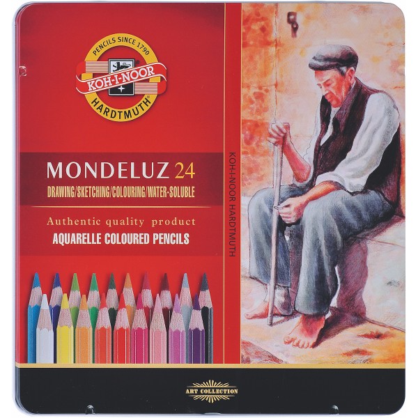 Mondeluz Set 24 Farben, Metalletui
