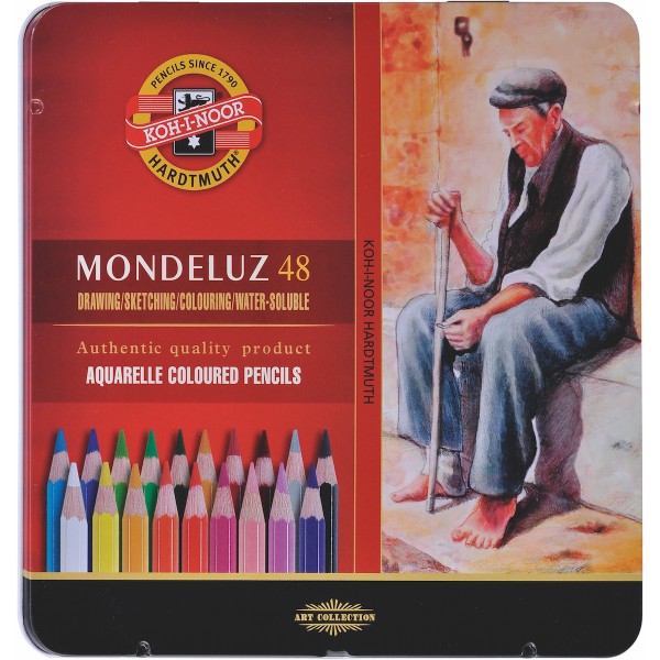 Mondeluz Set 48 Farben, Metalletui