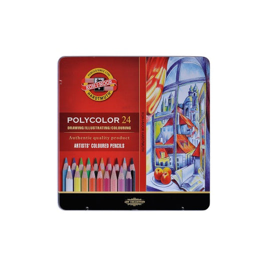 Polycolor Set 24 Farben, Metalletui