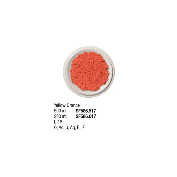 Künstlerpigmente 500 ml, Yellow Orange