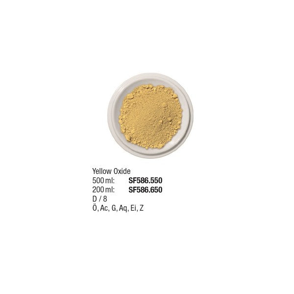 Künstlerpigmente 500 ml, Yellow Oxide