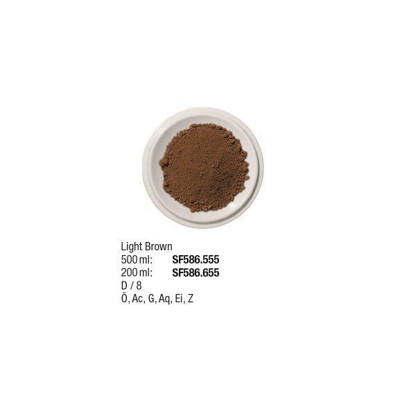 Künstlerpigmente 500 ml, Light Brown