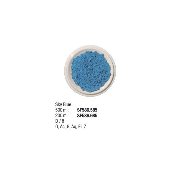 Künstlerpigmente 500 ml, Sky Blue