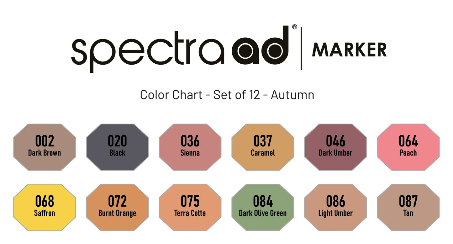 Set of 12 - Autumn