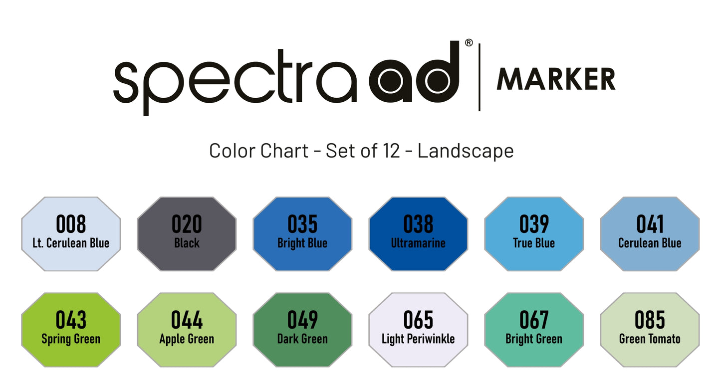 Set of 12 - Landscape
