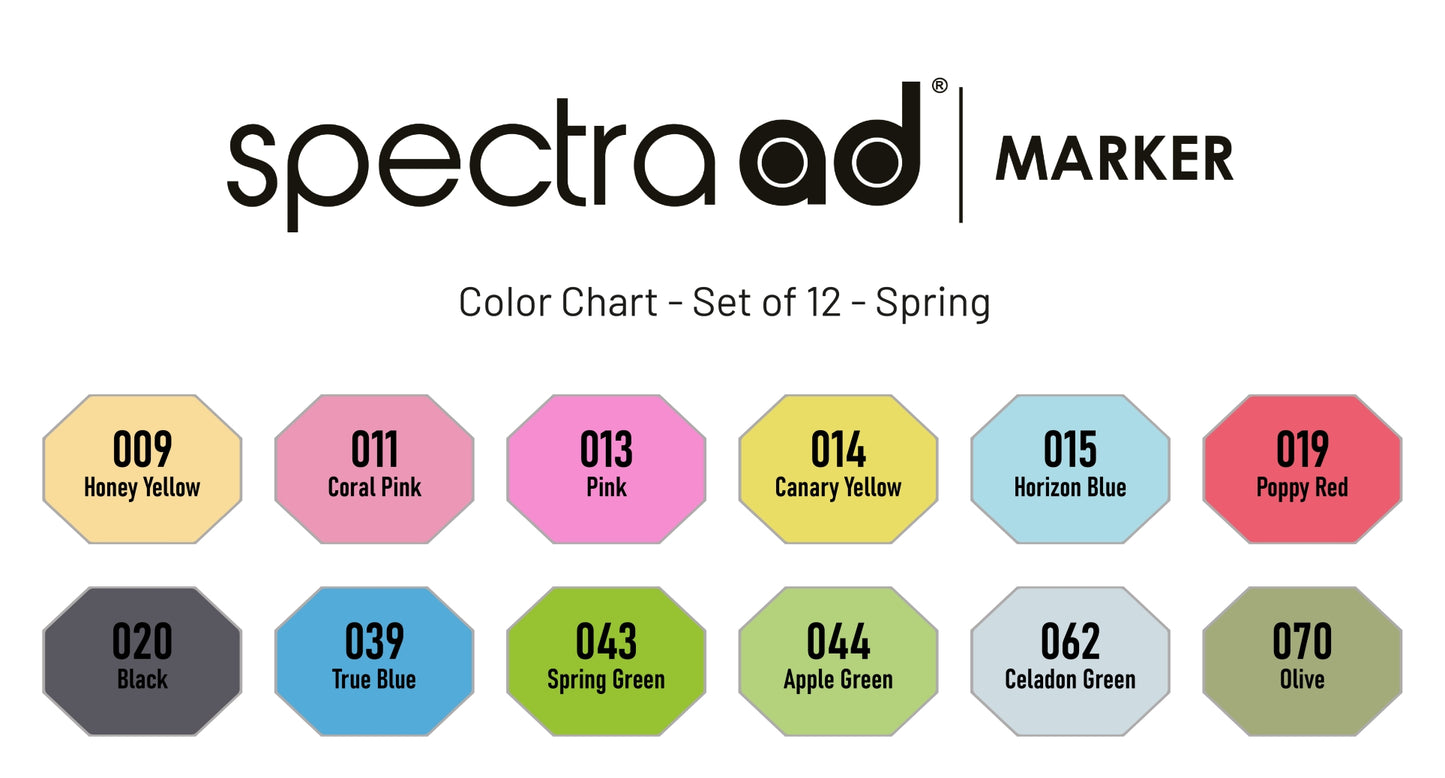 Set of 12 - Spring