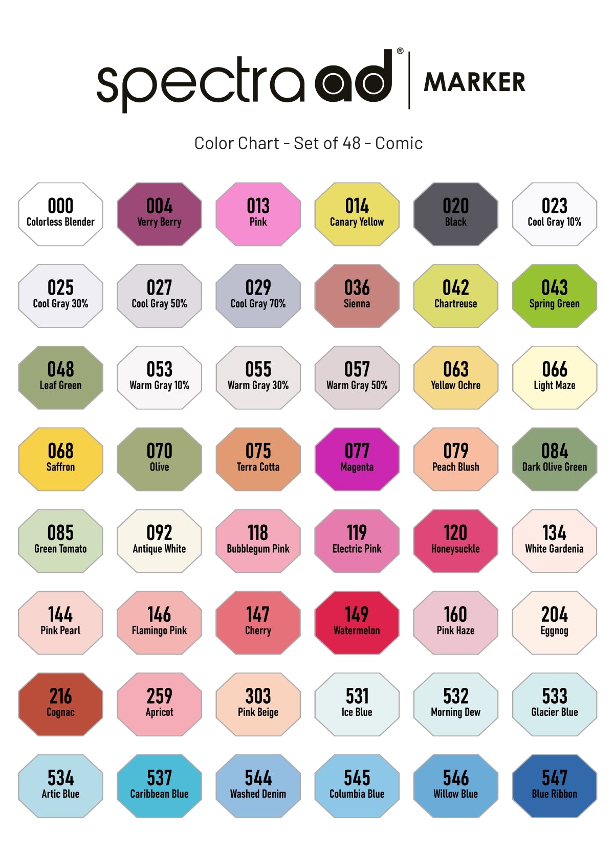 Set of 48 - Comic