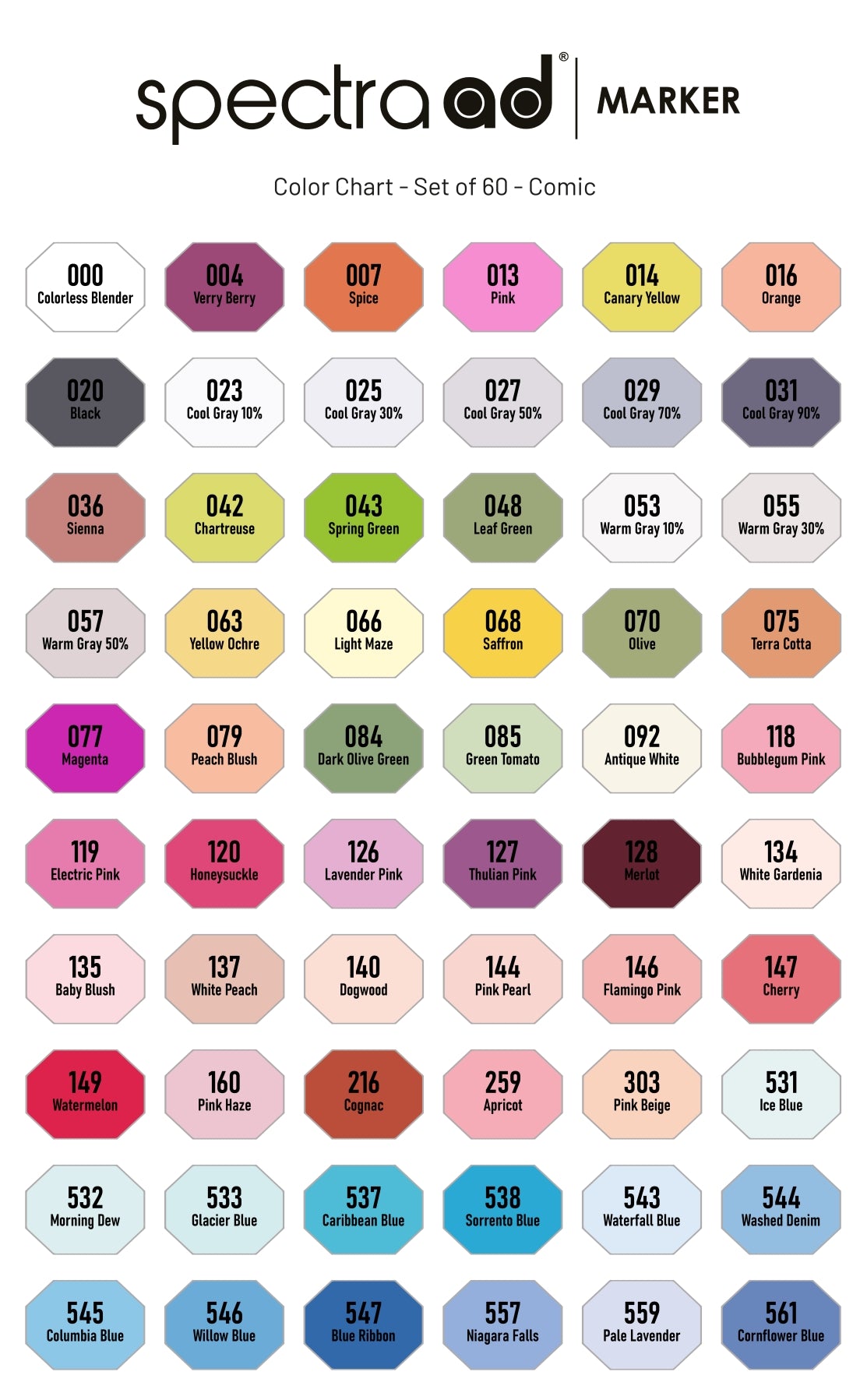 Set of 60 - Comic